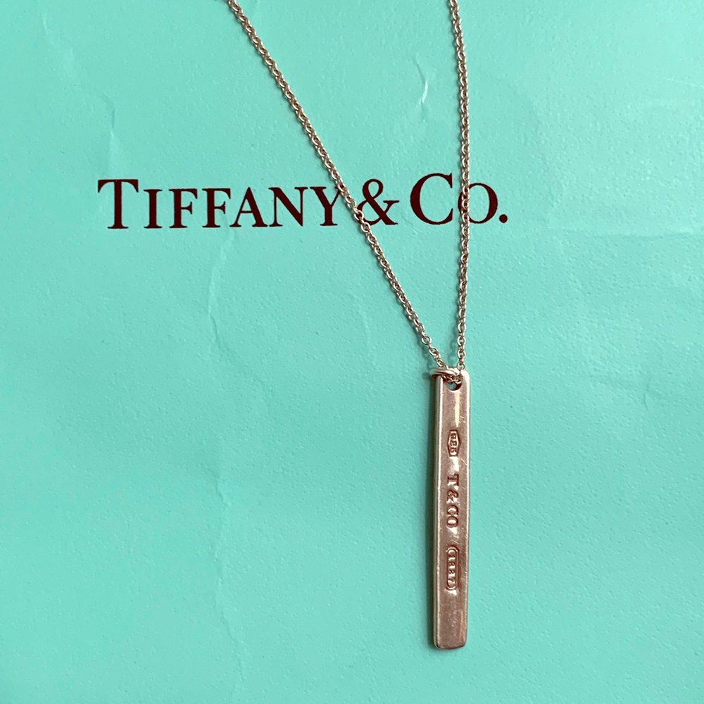 Tiffany & Co. 1837 bar necklace